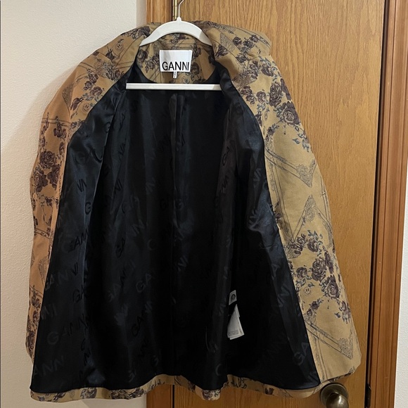 GANNI Jacquard Brocade Blazer - Picture 5 of 9